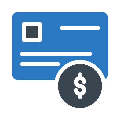 tarjeta de crédito Generic Blue icono
