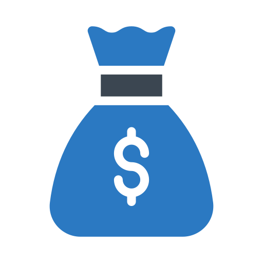 Money bag Generic Blue icon