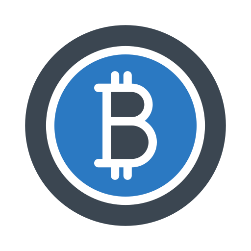 bitcoin Generic Blue Icône