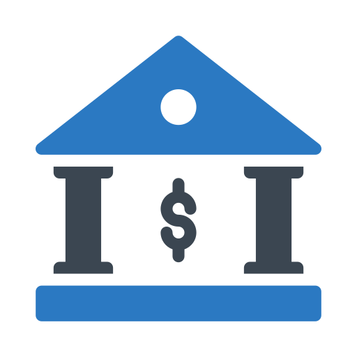 bank Generic Blue icon