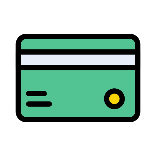 carta di credito Vector Stall Lineal Color icona