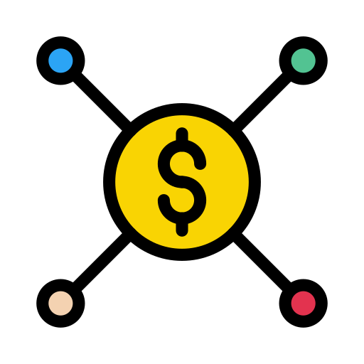 Networking Vector Stall Lineal Color icon