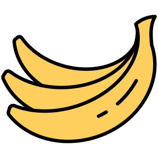 banana Generic Outline Color Ícone