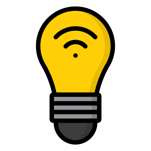 Smart bulb Generic Outline Color icon