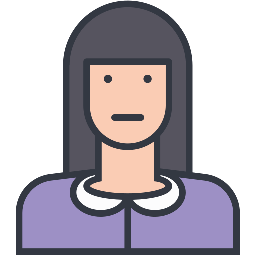 Female Generic Outline Color icon