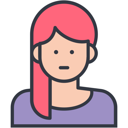 Female Generic Outline Color icon