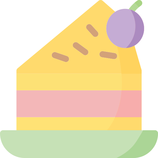 kawałek ciasta Generic Flat ikona
