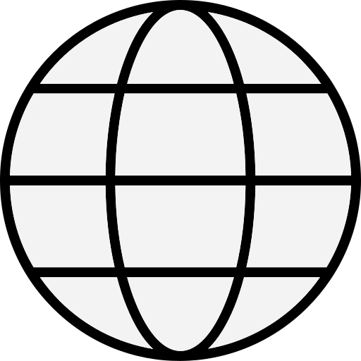 mundo Generic Outline Color icono