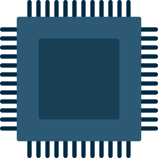 chip Generic Flat icono