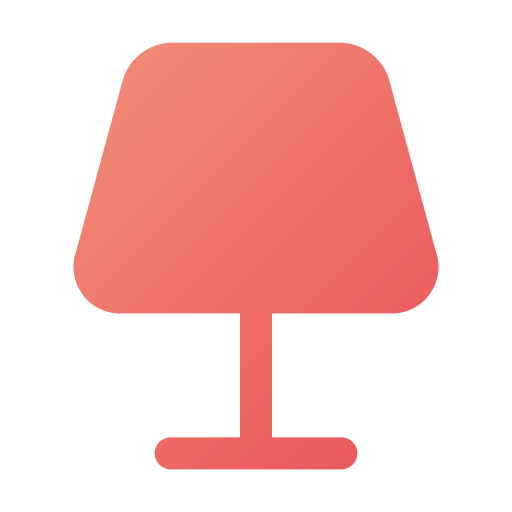 lámpara de escritorio Generic Flat Gradient icono