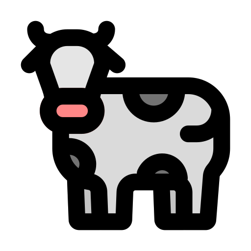 vaca Generic Outline Color Ícone