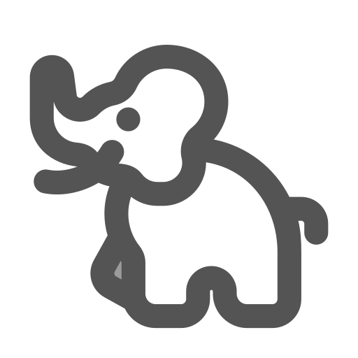 elefante Generic Grey icono