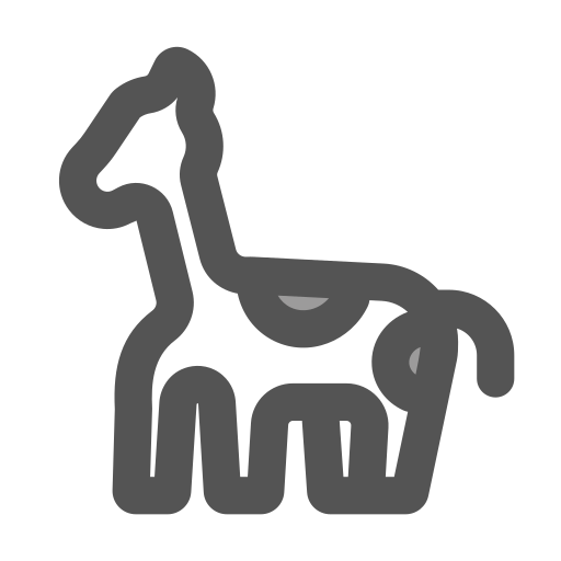 Żyrafa Generic Grey ikona