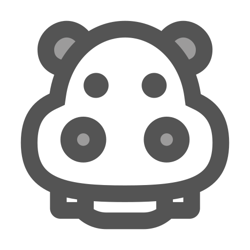 hipopotam Generic Grey ikona
