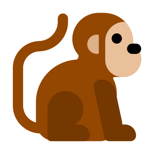 macaco Generic Flat Ícone