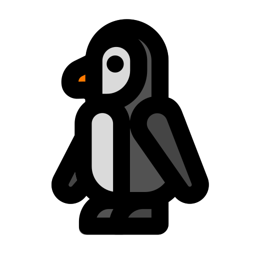 pinguino Generic Outline Color icona