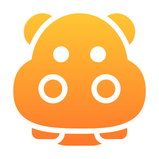 Hippo Generic Flat Gradient icon