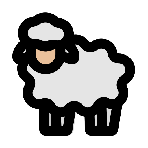 羊 Generic Outline Color icon