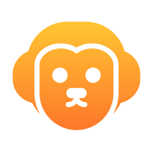 Monkey Generic Flat Gradient icon