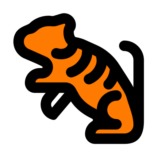 tiger Generic Outline Color icon