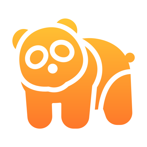 Panda Generic Flat Gradient icon
