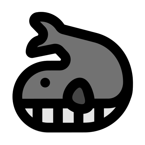 Whale Generic Outline Color icon