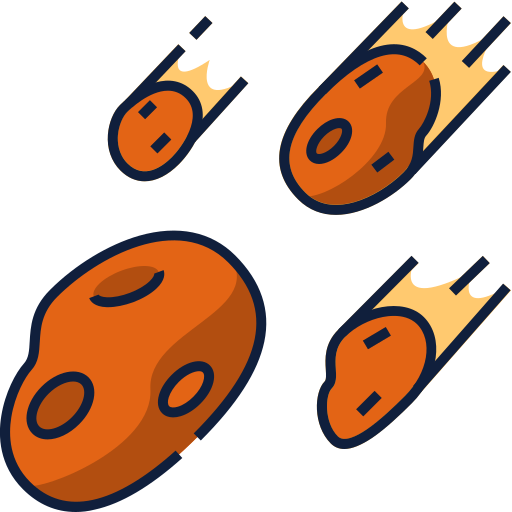 Asteroid Generic Outline Color icon