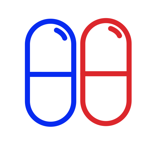 Pills Generic Outline Color icon