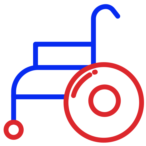 Wheelchair Generic Outline Color icon