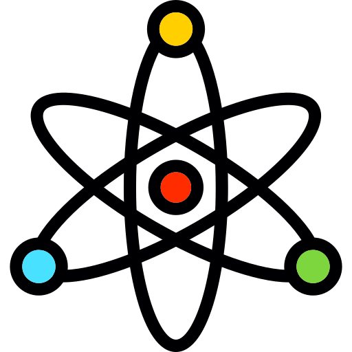 Átomo Generic Outline Color icono