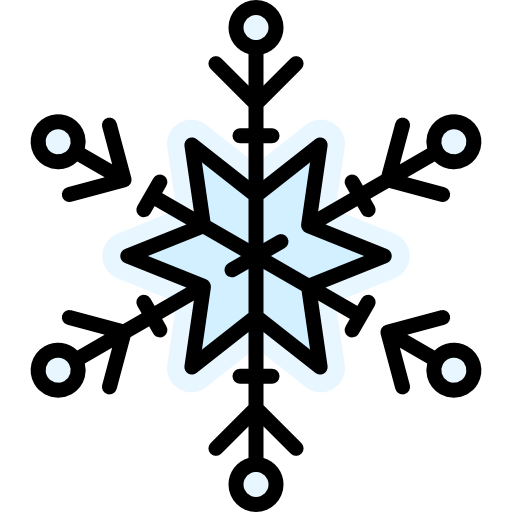 flocon de neige Special Lineal color Icône