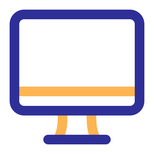 Monitor Generic Outline Color icon