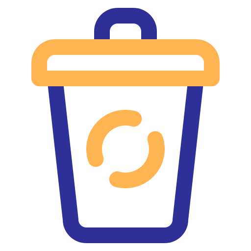 Recycle bin Generic Outline Color icon