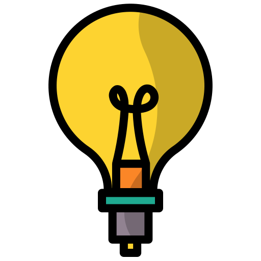 Light bulb Generic Outline Color icon