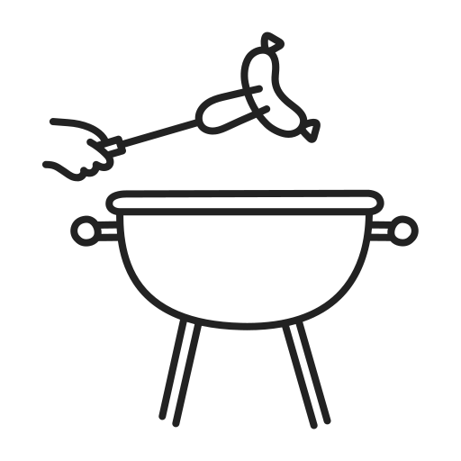 barbecue Generic Detailed Outline icona