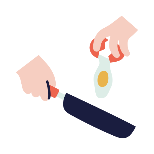 Fried egg Generic Flat icon