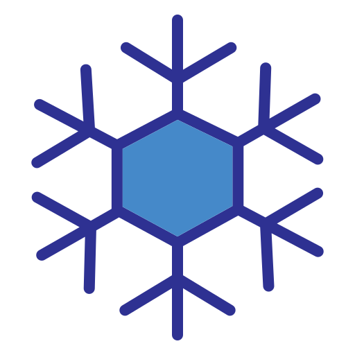 copo de nieve Generic Blue icono