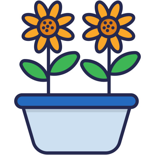 꽃들 Generic Outline Color icon