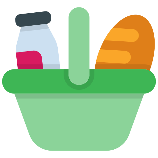 cesta de comida Generic Flat icono