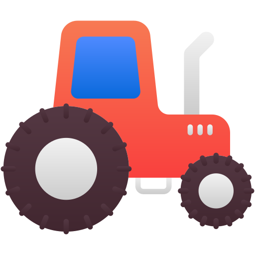 traktor Generic Flat Gradient icon