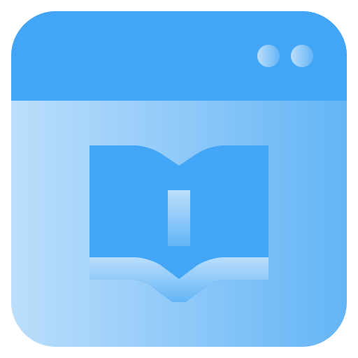 ebook Generic Flat Gradient ikona