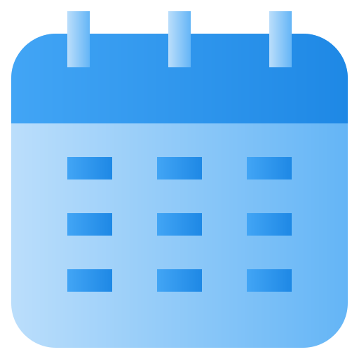 calendario Generic Flat Gradient icono