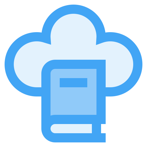 cloud-bibliotheek Generic Blue icoon