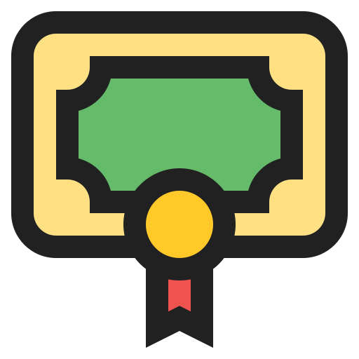Diploma Generic Outline Color icon