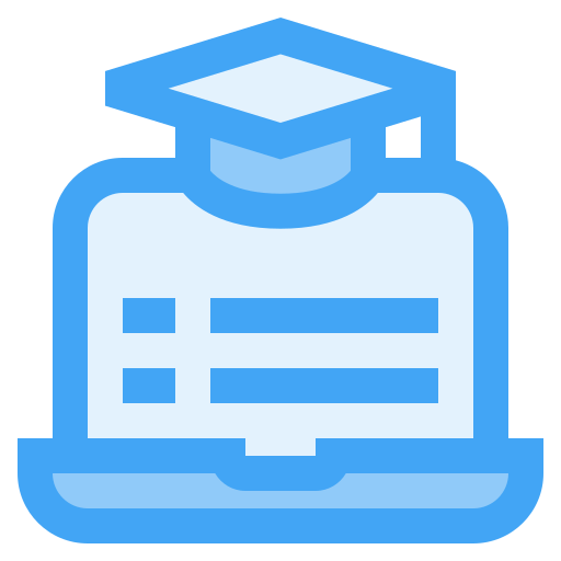 aprendizaje electrónico Generic Blue icono