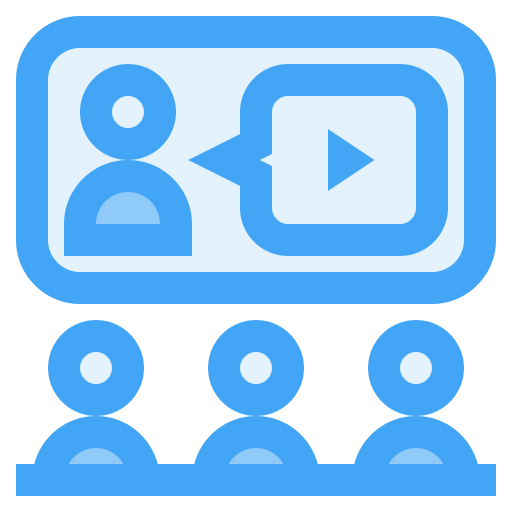 Webinar Generic Blue icon