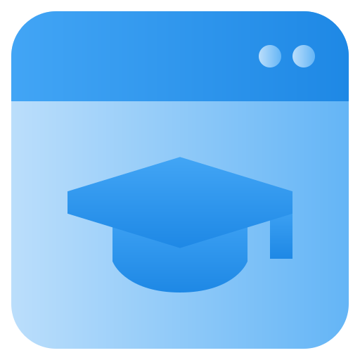 aprendizaje electronico Generic Flat Gradient icono