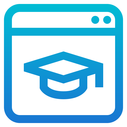 E learning Generic Gradient icon