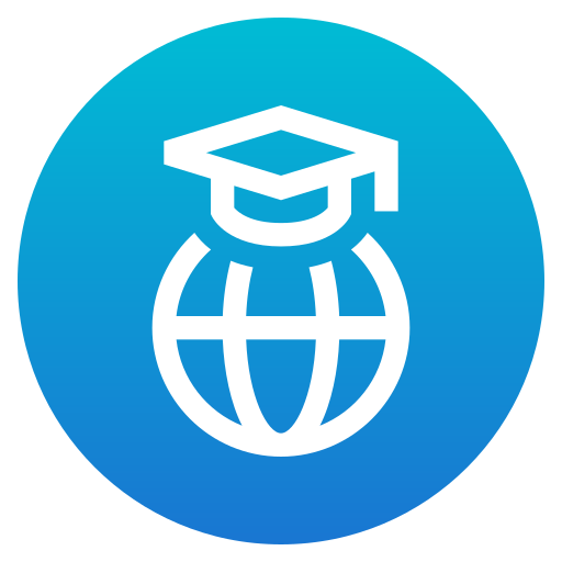 オンライン教育 Generic Circular icon
