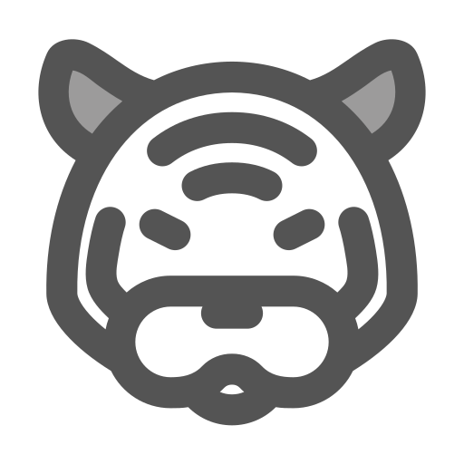 Tiger Generic Grey icon